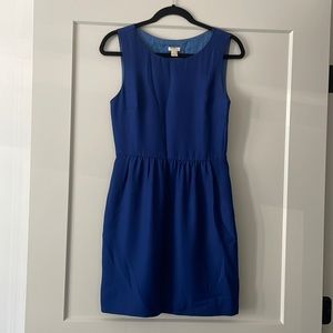 J Crew blue sheath dress